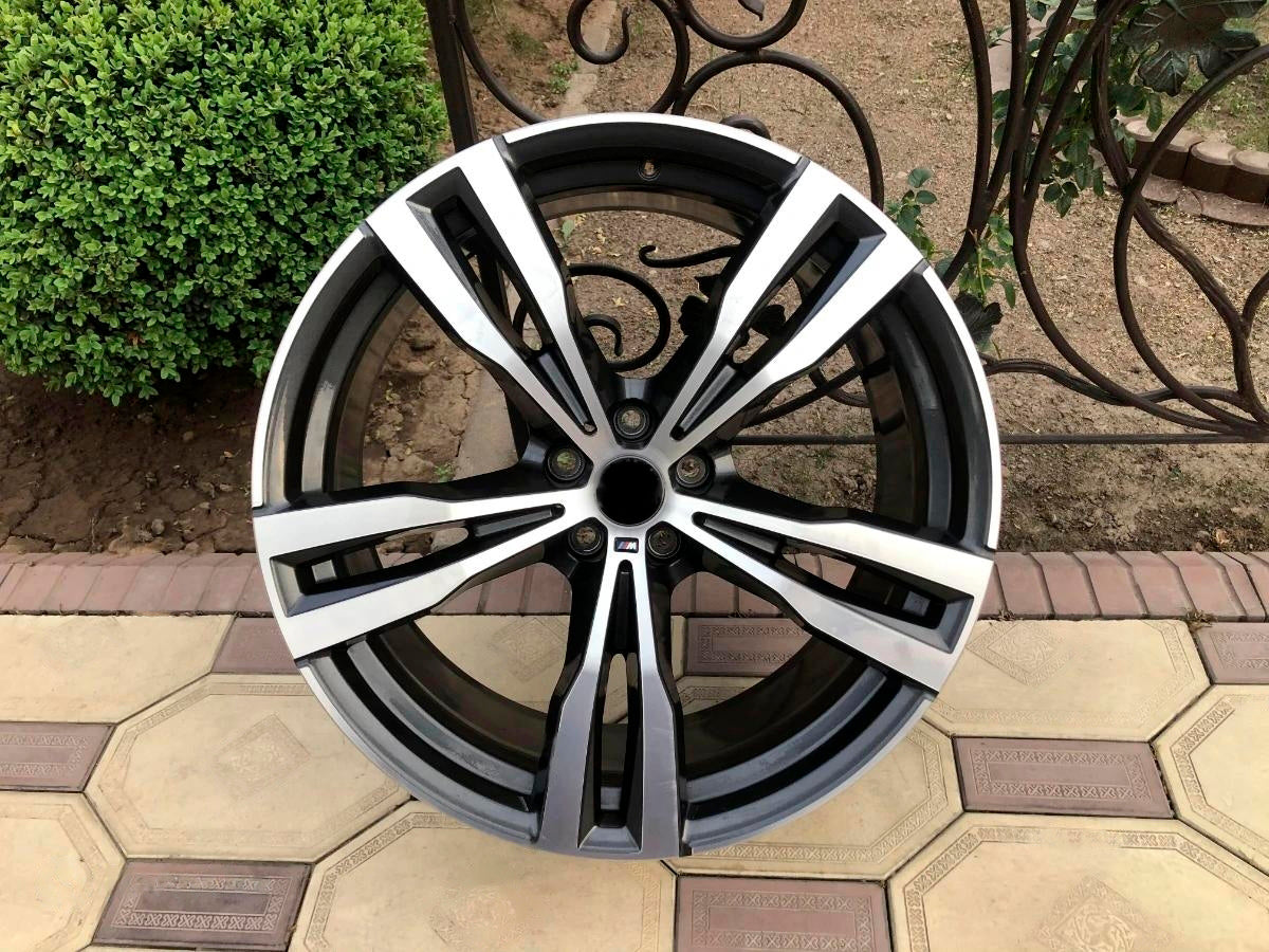 DOUBLE SPOKE M BICOLOR 754 STYLE OEM DESIGN FORGED WHEELS RIMS FOR BMW X7 G07 LCI xDrive40i xDrive40d M60 xDrive 2022+