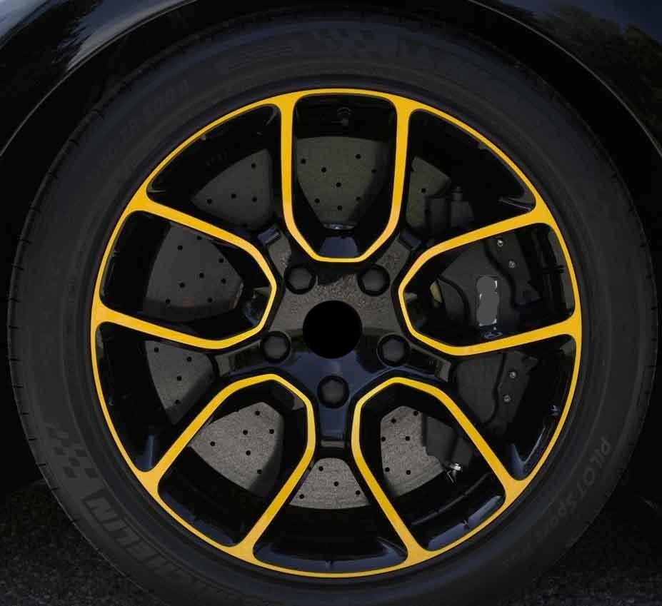 Bugatti Chiron, Veyron wheels