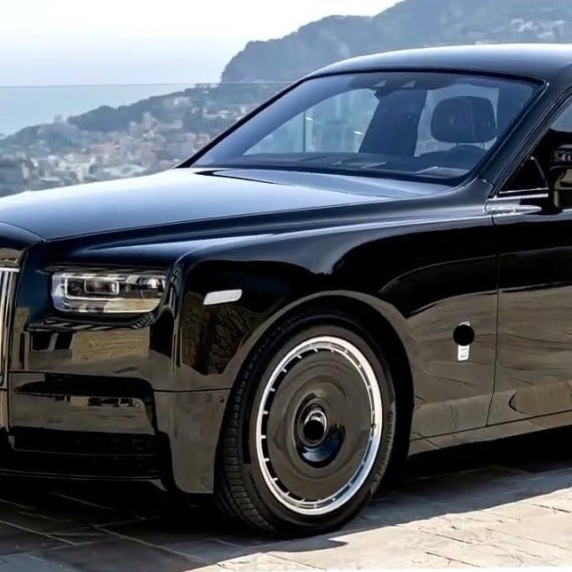 We manufacture premium quality forged wheels rims for Rolls Royce Phantom VIII 2023+ in any design, size, color. Wheels size: Front 22 x 10 ET 25 Rear 22 x 10 ET 25 PCD: 5 x 112 CB: 66,56 Forged wheels can be produced in any wheel specs by your inquiries and we can provide our specs