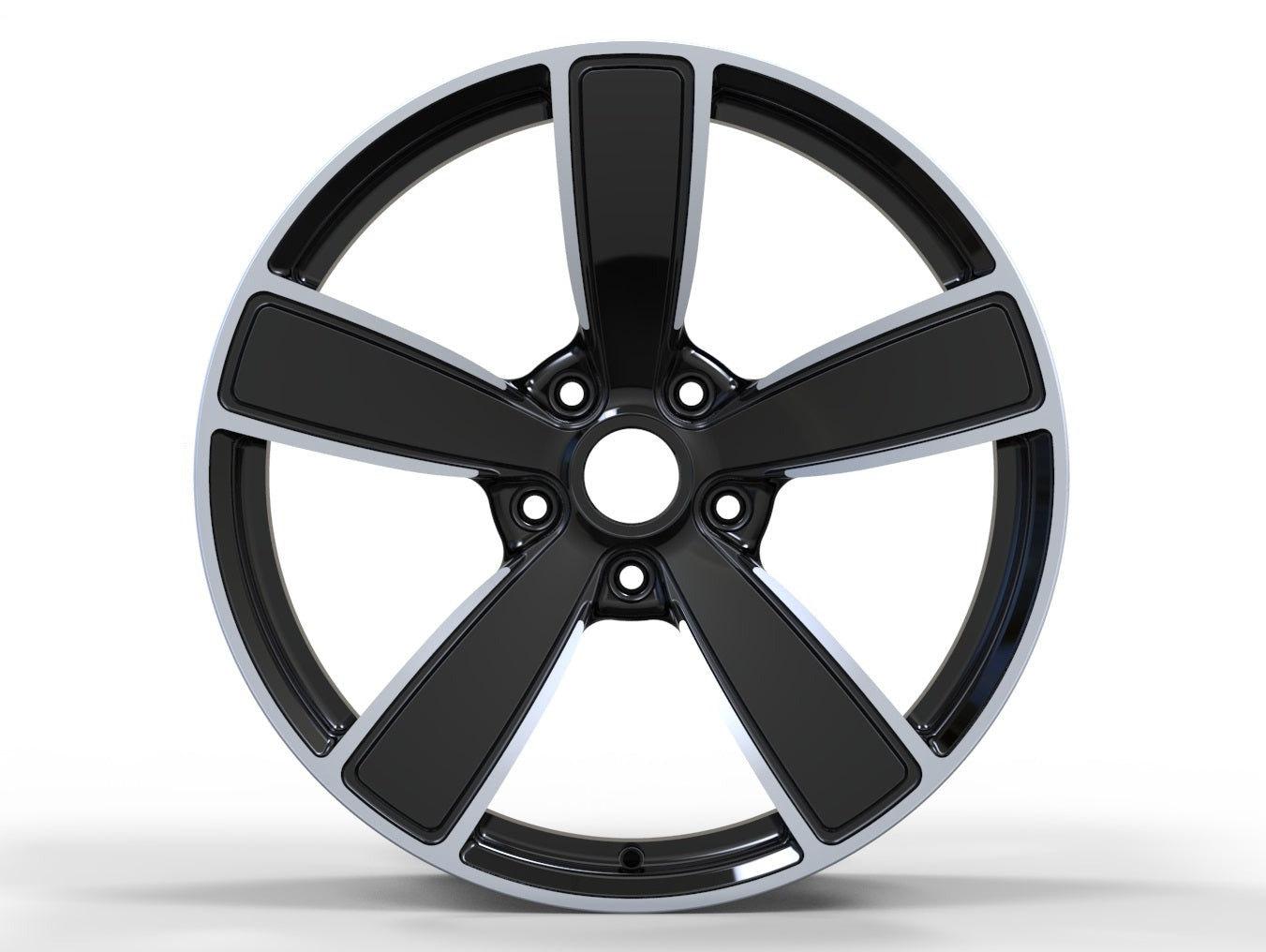 We manufacture premium quality forged wheels rims for PORSCHE 911 in any design, size, color. Wheels size: Front: 22 x 10 ET 48 Rear: 22 x 11.5 ET 61 PCD: 5 x 130 CB: 71.6 Forged wheels can be produced in any wheel specs by your inquiries and we can provide our specs Compared to standard alloy cast wheels, forged wheels have the highest strength-to-weight ratio; they are 20-25% lighter while maintaining the same load factor. Finish: brushed, polished, chrome, two colors, matte, satin, gloss