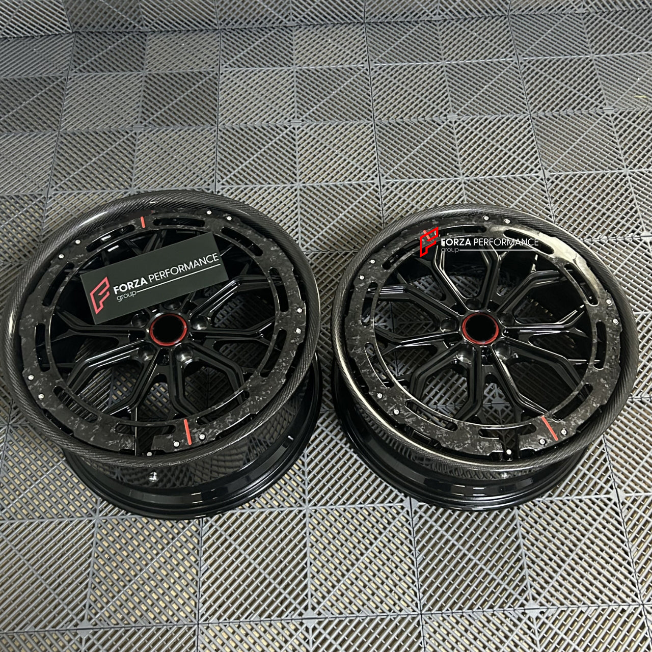 AL13 R80-109R STYLE 20 INCH FORGED WHEELS RIMS WITH AERODISC AERO RING for LAMBORGHINI HURACAN LP580 2019