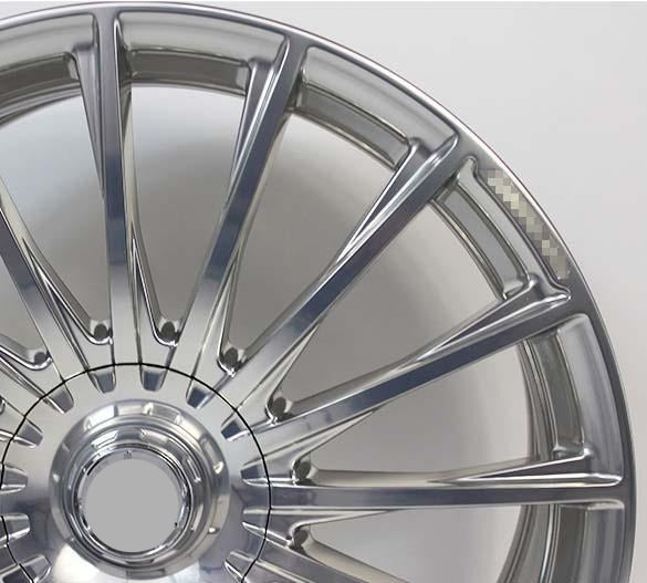 S65 AMG 메르세데스 벤츠 GLS, C-클래스, GLE, CLS, E-클래스, G-클래스, V-클래스용 단조 알루미늄 휠 세트 멀티스포크