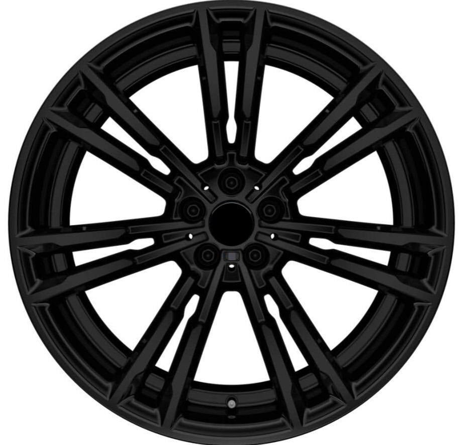 단조 휠 BMW 1, 2, 3, 4, 5, 7, 8, X1, X2, X3, X4, X5, X6, X7, Z4, BMW I, M 시리즈용 더블 스포크 706 M 제트 블랙