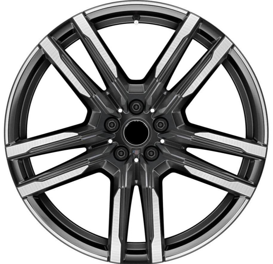20" 21" 22" 23" 24" FORGED WHEELS Double-spoke 808 M Bicolor for BMW 1, 2, 3, 4, 5, 7, 8, X1, X2, X3, X4, X5, X6, X7, Z4, BMW I, M series