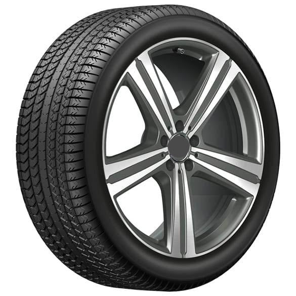 FORGED WHEELS 세트 GLE V167 Mercedes Benz GLS, C-Class, CLS M89용 5스포크 그레이 매트