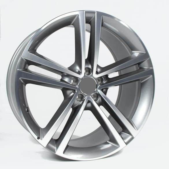 FORGED WHEELS 림 세트 GLE V167 메르세데스 벤츠 M92용 5-더블 스포크 히말라야 그레이