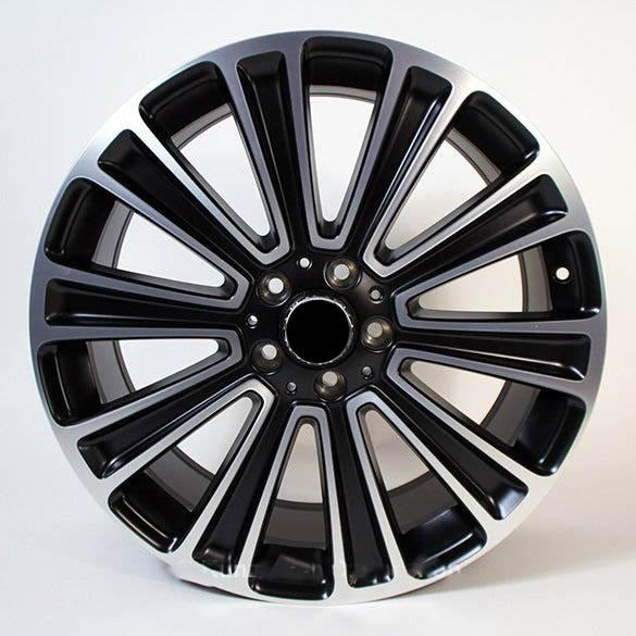 FORGED WHEELS 메르세데스 벤츠 GLS,E-클래스, S-클래스, G-클래스, AMG GT, V-클래스 M95용 10-스포크 매트 블랙 GLE W166