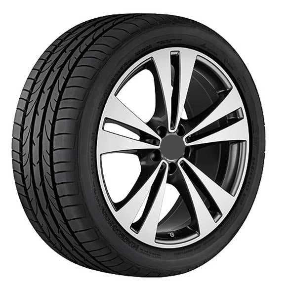 메르세데스 벤츠 GLS, C-클래스, GLE, CLS, E-클래스, S-클래스, G-클래스, AMG GT, V-클래스용 단조 휠 5-트윈-스포크 디자인 GLC X253 C253