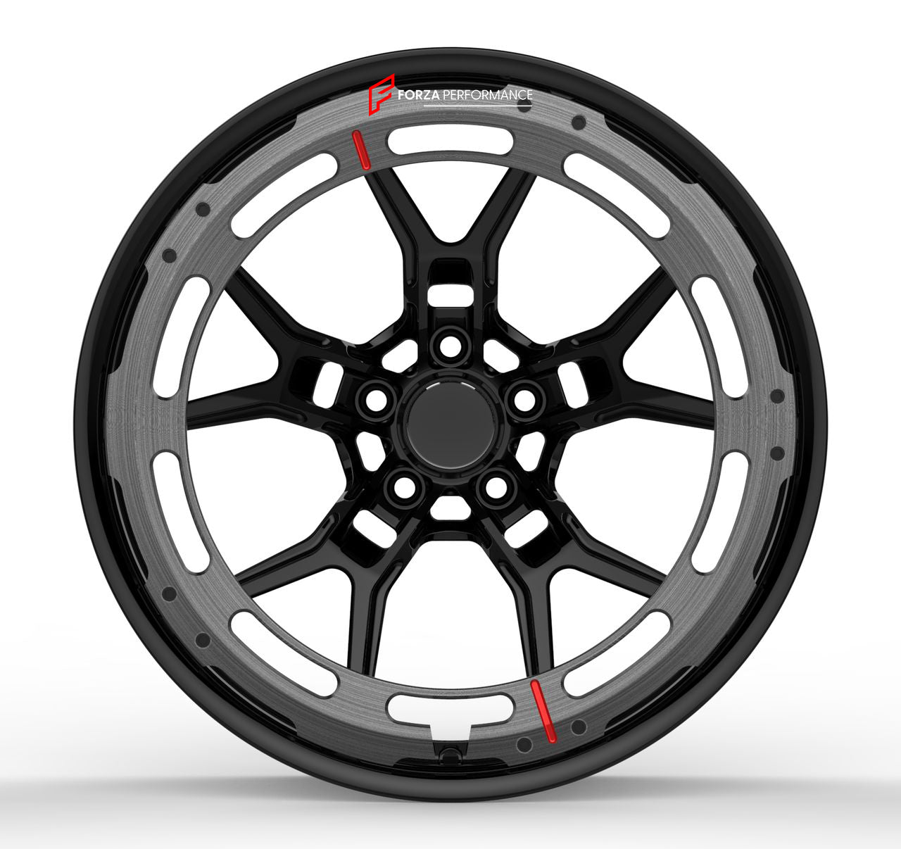 PORSCHE용 Aerodisc ADP-1이 장착된 단조 휠