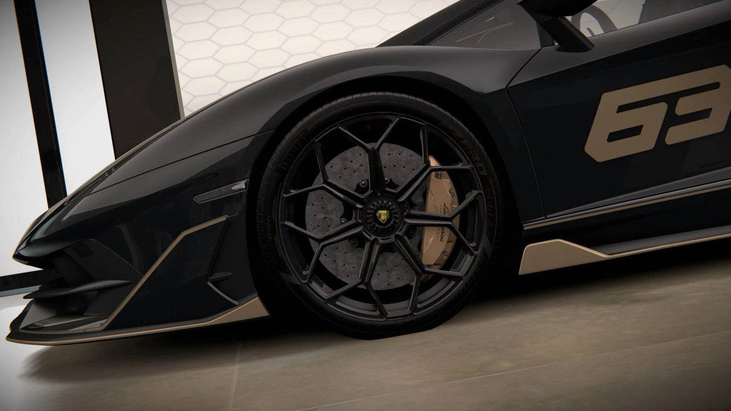 Lamborghini Aventador SVJ Roadster Edition, Urus, Huracán, Murciélago, Gallardo용 단조 휠 Leirion