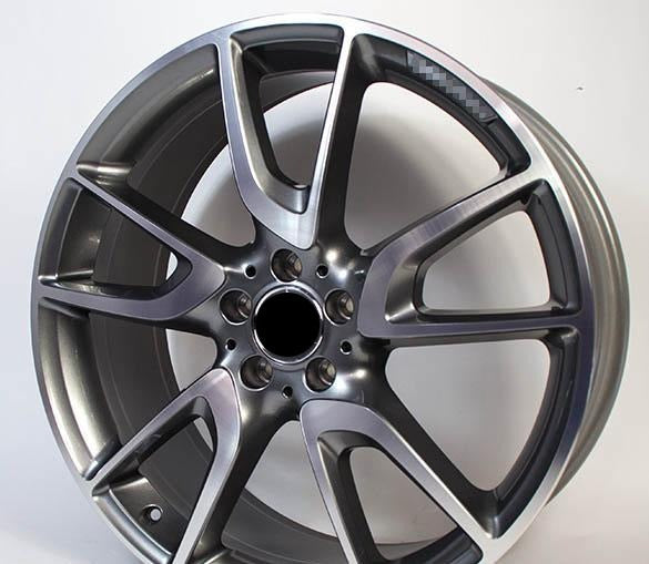 메르세데스 벤츠 GLS, C-클래스, GLE, CLS, E-클래스, S-클래스, G-클래스, AMG GT, V-클래스용 단조 휠 TITANGRAU GLC X253 디자인