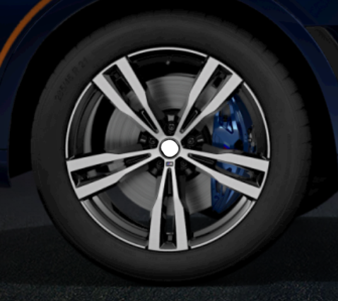 DOUBLE SPOKE M BICOLOR 754 STYLE OEM DESIGN FORGED WHEELS RIMS FOR BMW X7 G07 LCI xDrive40i xDrive40d M60 xDrive 2022+