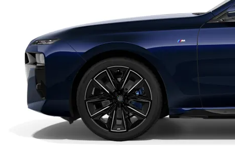 909 M BICOLOUR We manufacture premium quality forged wheels rims for NEW BMW 7 SERIES G70 730i 735i 740i 730d 740d 750e 760i i7 M760e 2022+ in any design, size, color. Wheels size: Front 21 x 9 Rear 21 x 10,5 Forged wheels can be produced in any wheel specs by your inquiries and we can provide our specs Compared to standard alloy cast wheels, forged wheels have the highest strength-to-weight ratio; they are 20-25% lighter while maintaining the same load factor.