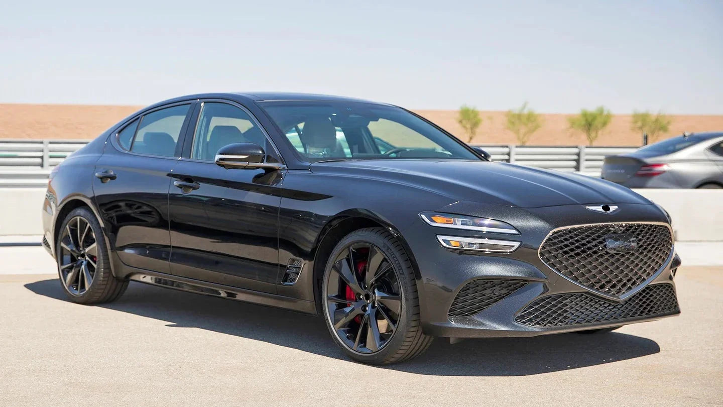 OEM GENESIS G70 We manufacture premium quality forged wheels rims for GENESIS G70 IK FACELIFT 2020+ in any design, size, color. Wheels size: Front 19 x 8 ET 34 Rear 19 x 8.5 ET 46.5 PCD: 5 x 114.3 CB: 67.1 Forged wheels can be produced in any wheel specs by your inquiries and we can provide our specs