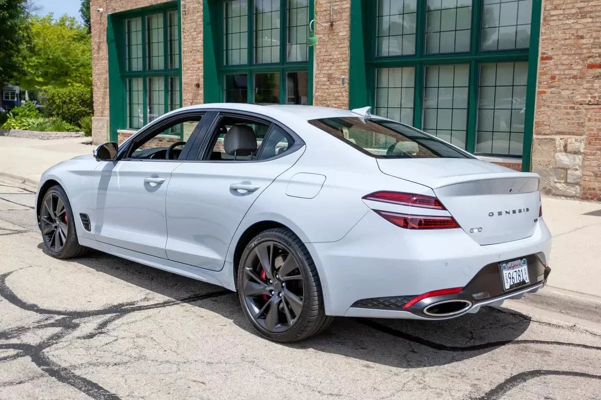 OEM GENESIS G70 We manufacture premium quality forged wheels rims for GENESIS G70 IK FACELIFT 2020+ in any design, size, color. Wheels size: Front 19 x 8 ET 34 Rear 19 x 8.5 ET 46.5 PCD: 5 x 114.3 CB: 67.1 Forged wheels can be produced in any wheel specs by your inquiries and we can provide our specs