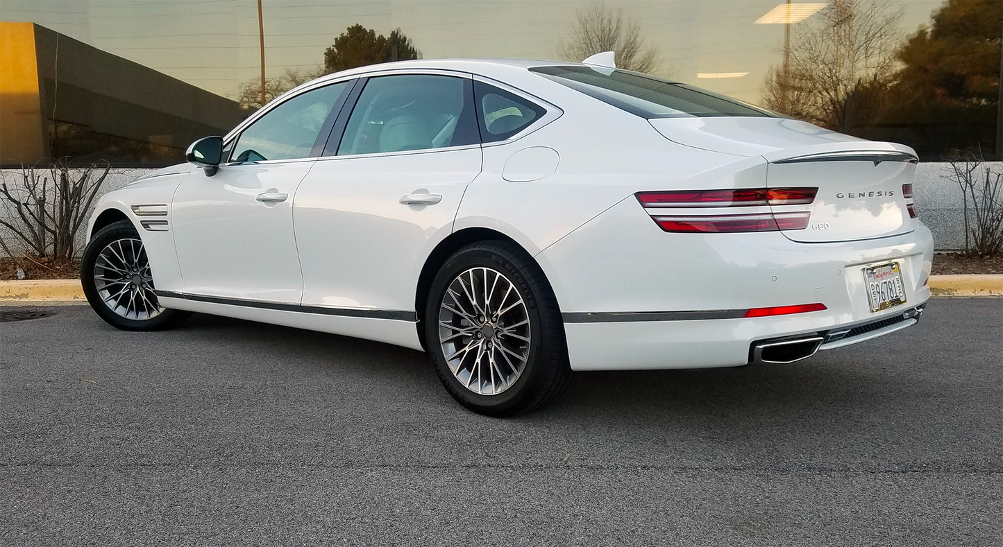 OEM GENESIS We manufacture premium quality forged wheels rims for GENESIS G80 RG3 2020+ in any design, size, color. Wheels size: Front 20 x 8.5 ET 43.5 Rear 20 x 9.5 ET 56 PCD: 5 x 114.3 CB: 67.1 Forged wheels can be produced in any wheel specs by your inquiries and we can provide our specs