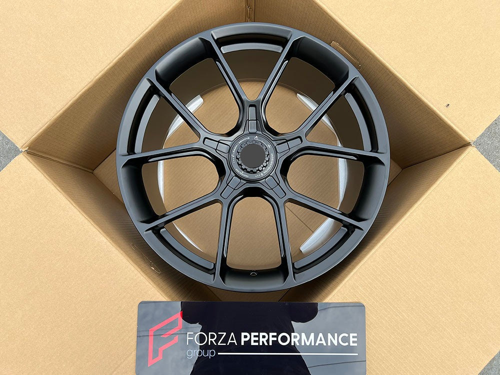 20"/21" 992 911 GT3 다크 실버 디자인의 단조 휠 세트