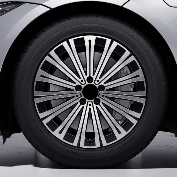 We manufacture premium quality forged wheels rims for Mercedes-benz EQS V297 2022+ in any design, size, color. Wheels size: Front 19 x 8 ET 30,5 Rear 19 x 8 ET 30,5 PCD: 5 x 112 CB: 66,6 Highlights: genuine Mercedes-Benz rims 15-spoke wheel colour: black high-sheen Forged wheels can be produced in any wheel specs by your inquiries and we can provide our specs