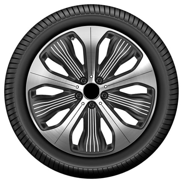 We manufacture premium quality forged wheels rims for Mercedes-benz EQC N293 2019+ in any design, size, color. Wheels size: Front 20 x 7,5 ET 32 Rear 20 x 8,5 ET 30 PCD: 5 x 112 CB: 66,6 Highlights: genuine Mercedes-Benz rims 5-spoke-wheel colour: black shiny / glossy front Forged wheels can be produced in any wheel specs by your inquiries and we can provide our specs