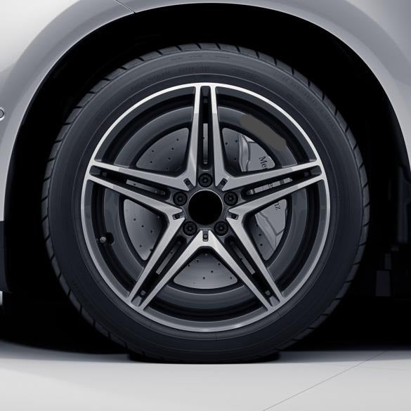 We manufacture premium quality forged wheels rims for Mercedes-benz EQC N293 2019+ in any design, size, color. Wheels size: Front 19 x 7,5 ET 32 Rear 19 x 8 ET 34 PCD: 5 x 112 CB: 66,6 Highlights: genuine Mercedes-AMG rims 5-double-spoke-wheel colour: tantal grey / glossy front Forged wheels can be produced in any wheel specs by your inquiries and we can provide our specs