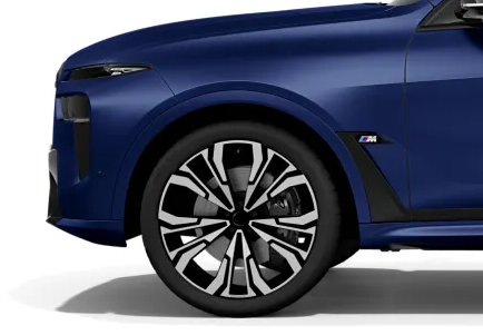 V SPOKE 914 M BICOLOUR We manufacture premium quality forged wheels rims for NEW BMW X7 G07 LCI xDrive40i xDrive40d M60 xDrive 2022+ in any design, size, color. Wheels size: Front 23 x 9.5 Rear 23 x 10.5 Forged wheels can be produced in any wheel specs by your inquiries and we can provide our specs