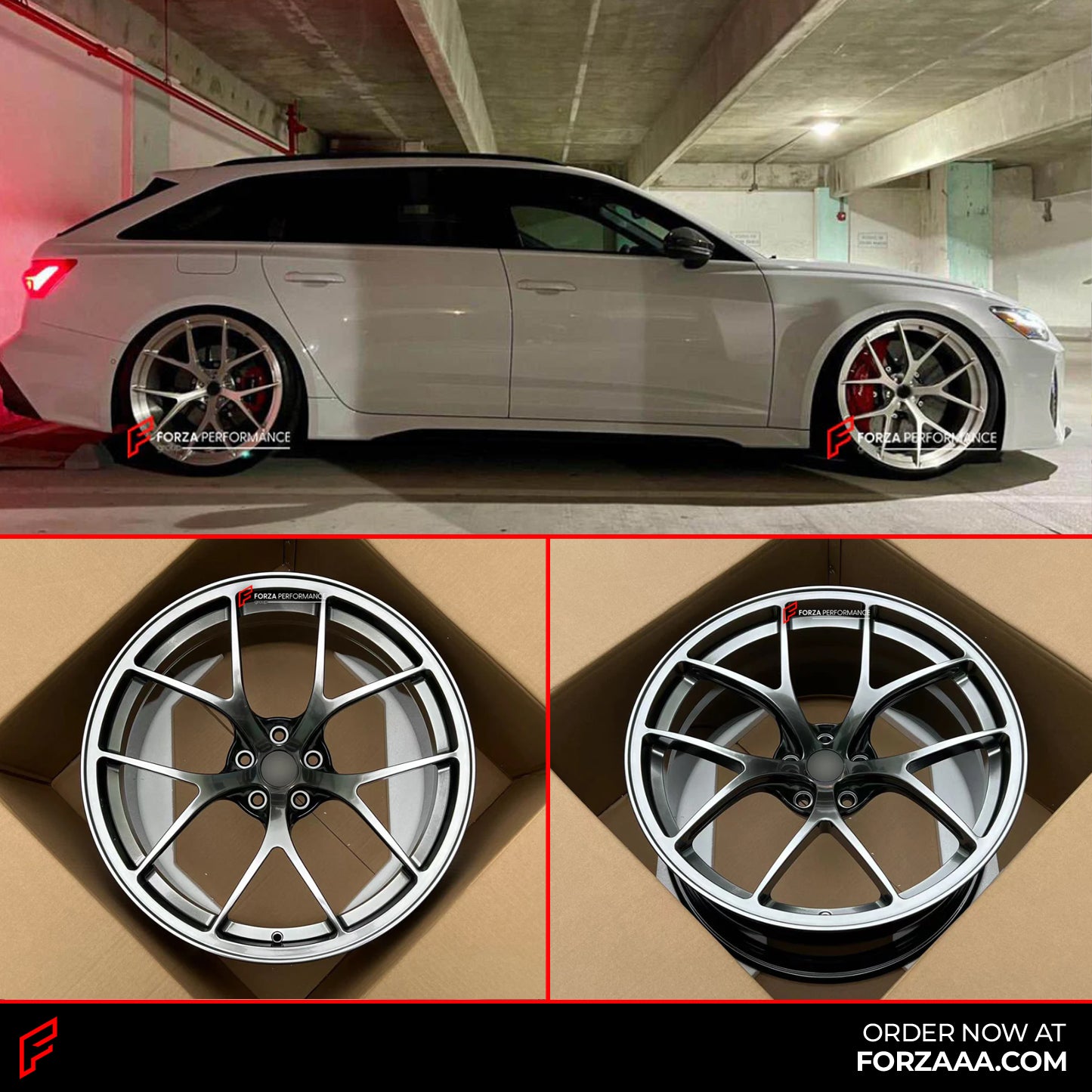 BBS FI-R STYLE 23 INCH FORGED WHEELS RIMS FOR AUDI RS6 C8 2019+