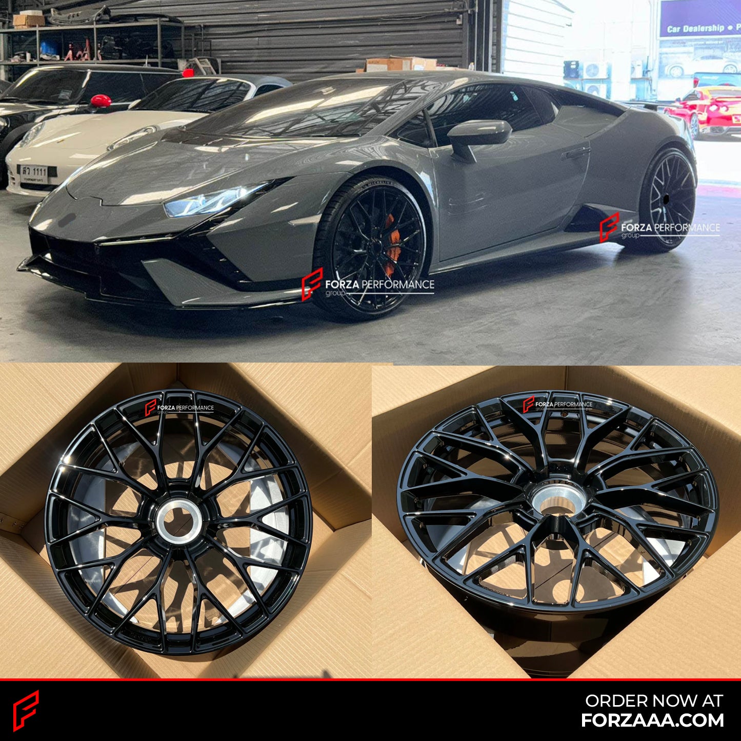 20 21 INCH FORGED WHEELS RIMS FOR LAMBORGHINI HURACAN TECNICA LP640-2