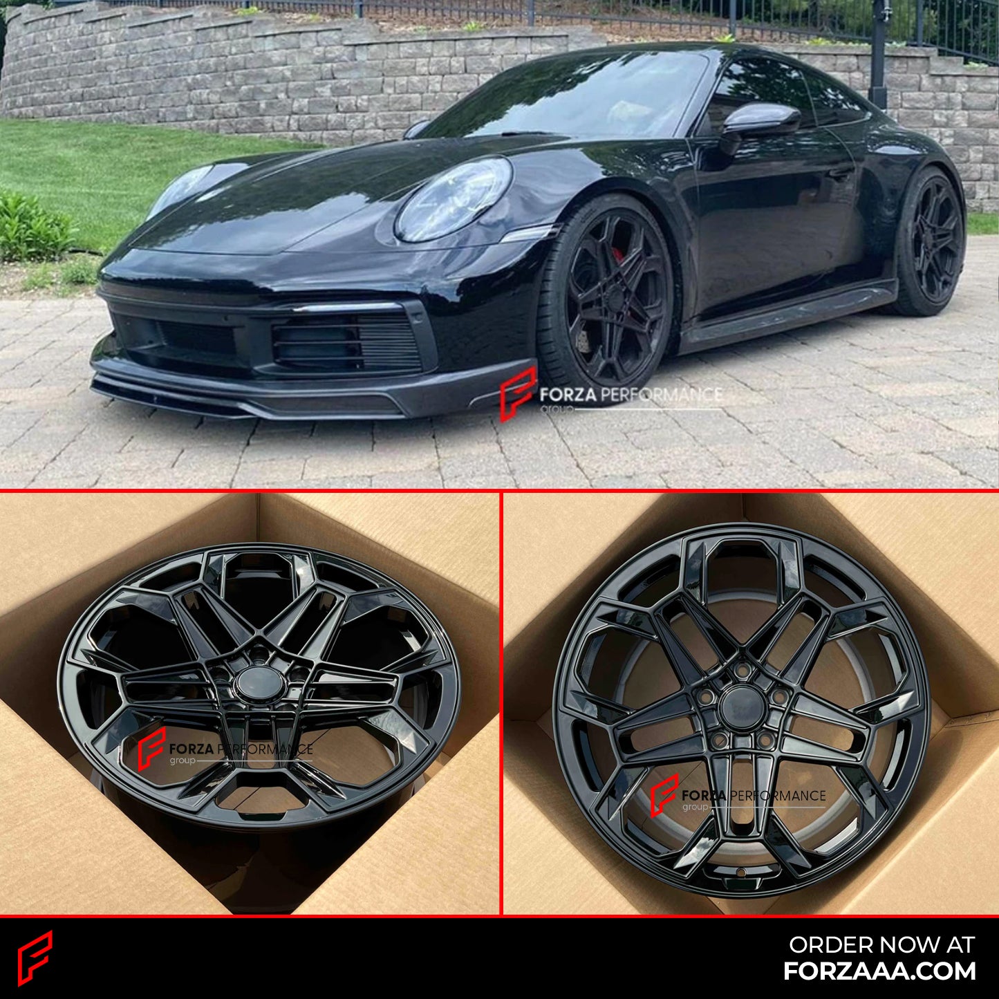 FORGED WHEELS TECHART DAYTONA 2 RIMS 21 22 INCH FOR PORSCHE 911 992 CARRERA S