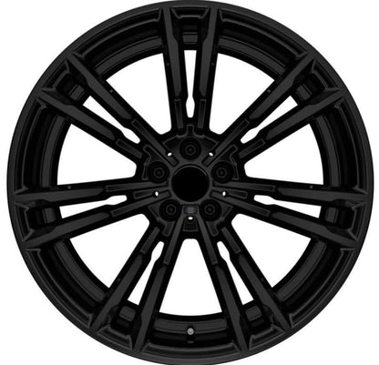 단조 휠 BMW 1, 2, 3, 4, 5, 7, 8, X1, X2, X3, X4, X5, X6, X7, Z4, BMW I, M 시리즈용 더블 스포크 706 M 제트 블랙