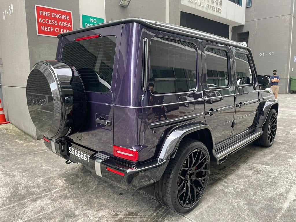 BRABUS MONOBLOCK WHEELS We produced premium quality forged wheels rims for  MERCEDES BENZ G CLASS G63 G500  Our wheels sizes:   Front 24 x 10 ET 20  Rear 24 x 10 ET 20  Finishing: Glossy Black  Forged wheels can be produced in any wheel specs by your inquiries and we can provide our specs