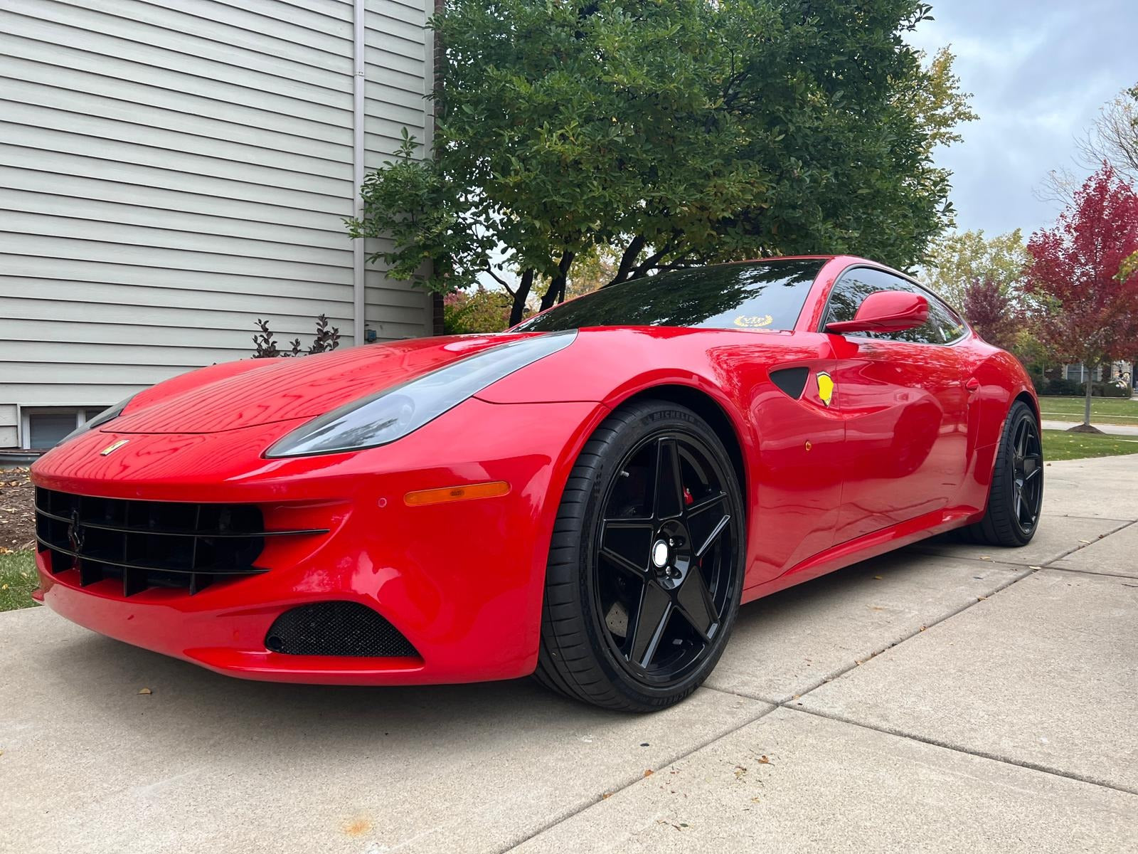 HRE 505FMR We produced premium quality forged wheels rims for  FERRARI FF  Our wheels sizes:   Front 21 x 9 ET 37  Rear 21 x 12 ET 52  Finishing: Glossy Black  Forged wheels can be produced in any wheel specs by your inquiries and we can provide our specs