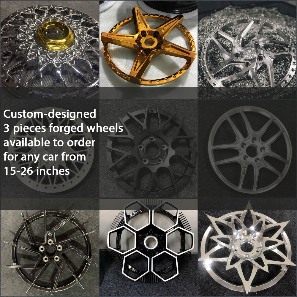 3-Piece FORGED WHEELS FOR ANY CAR BF-15