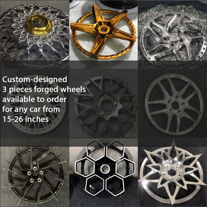 3-Piece FORGED WHEELS FOR ANY CAR BF-01