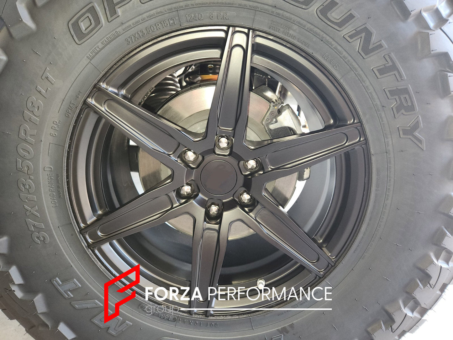 ADV5 M.V1FORGED WHEELS RIMS 18 INCH ON 37 TIRES FOR FORD BRONCO RAPTOR