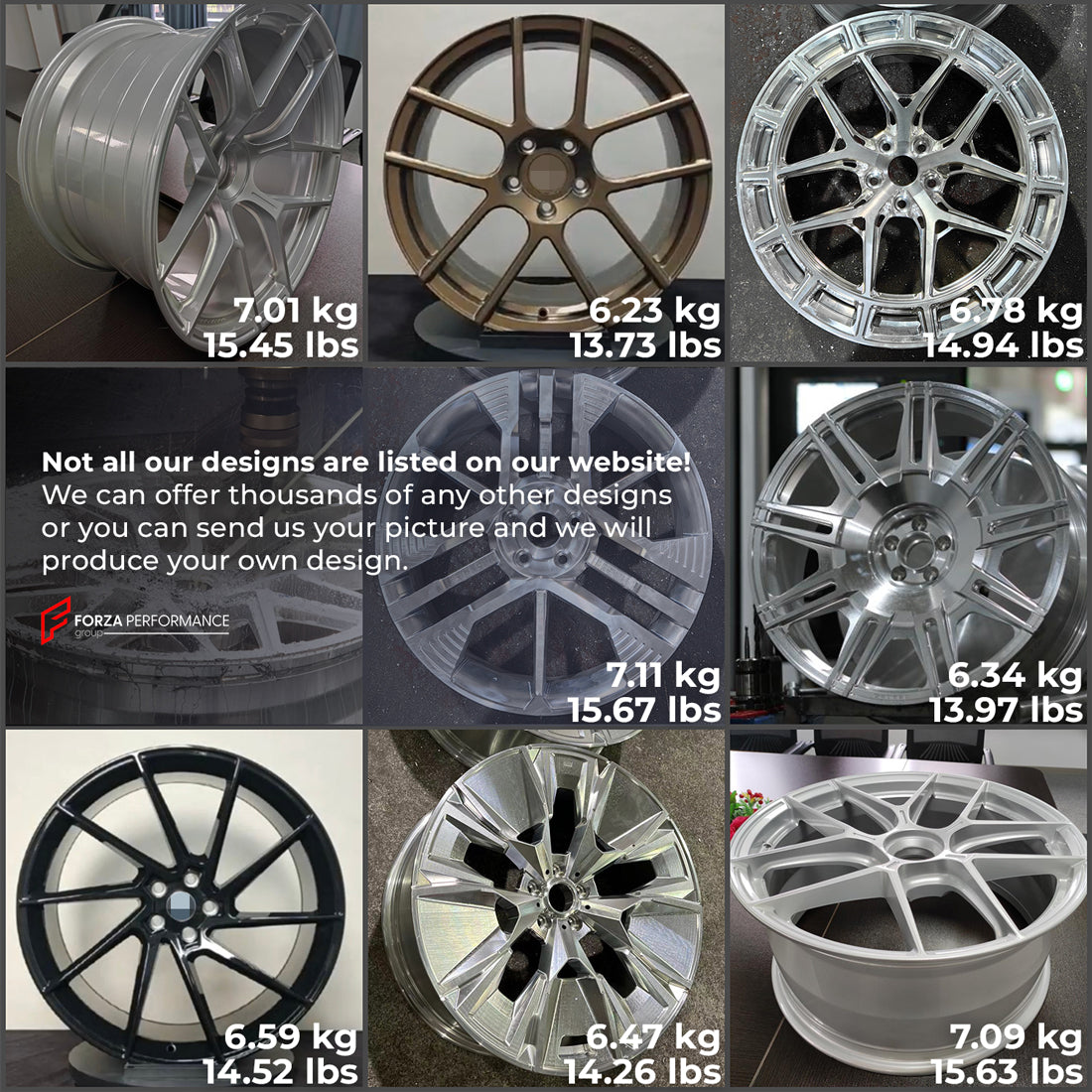 FORGED MAGNESIUM WHEELS NWS-1 for PORSCHE 718 CAYMAN